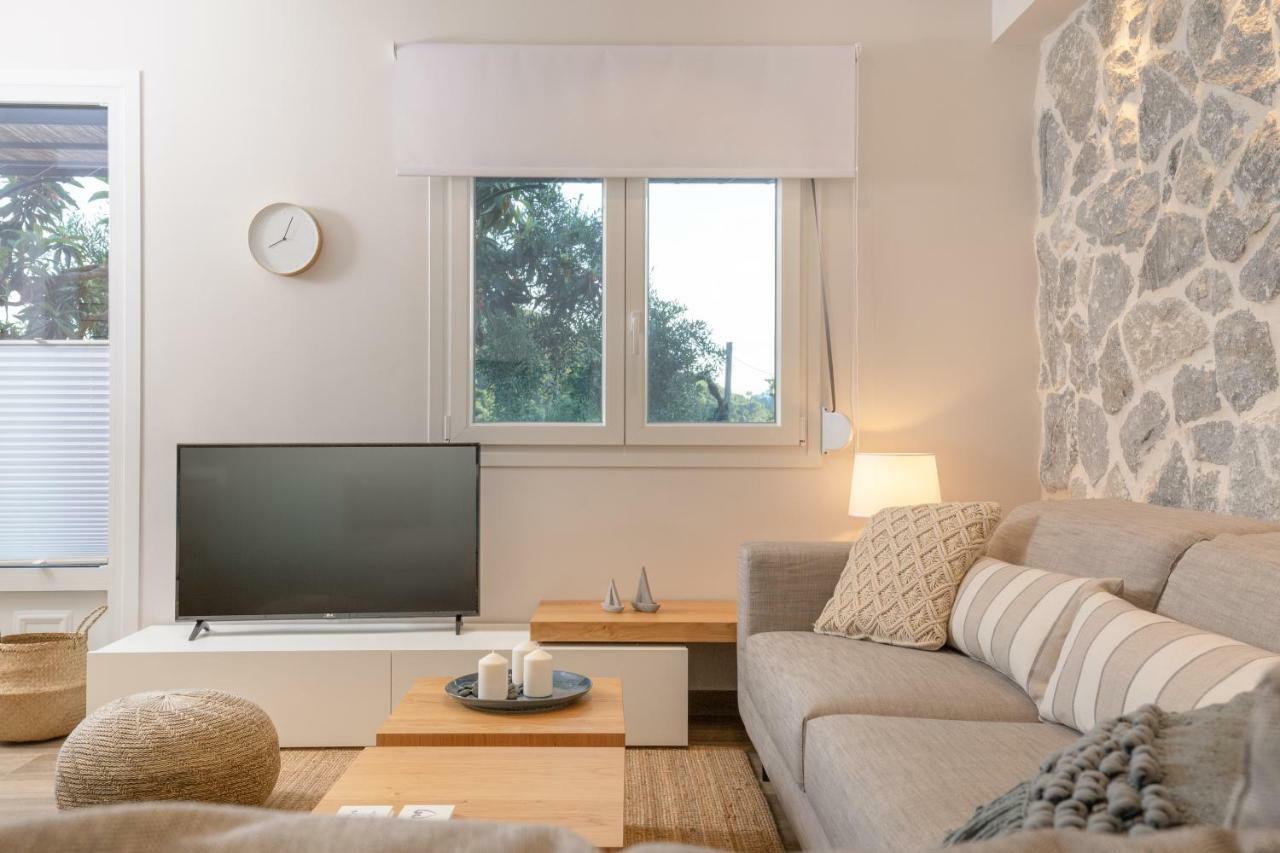 Rapanos Apartments Paleokastritsa Bagian luar foto